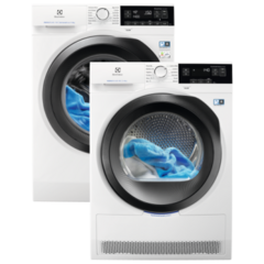 Electrolux EW7FN348PS + EW9H378S mosógép és szárítógép szett